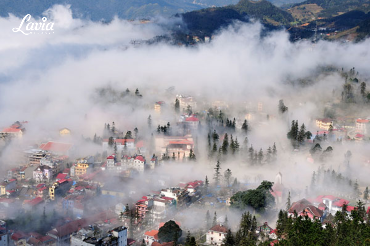 sươmg mù tại Sapa