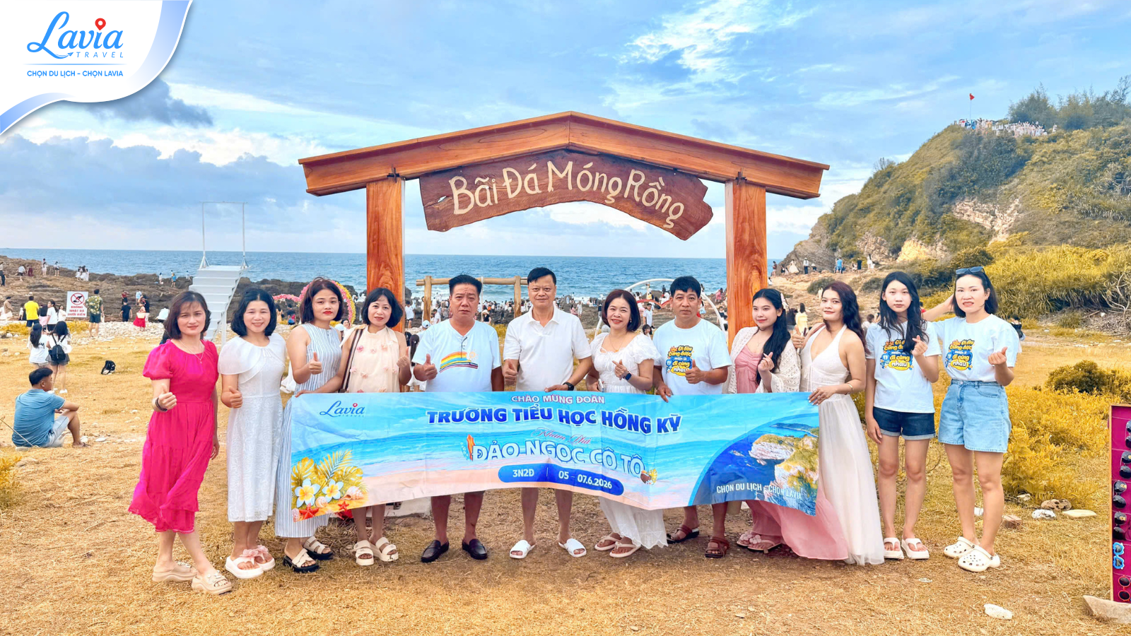 TRƯỜNG TIỂU HỌC HỒNG KỲ KHÁM PHÁ ĐẢO NGỌC CÔ TÔ 3N2Đ CÙNG LAVIA TRAVEL