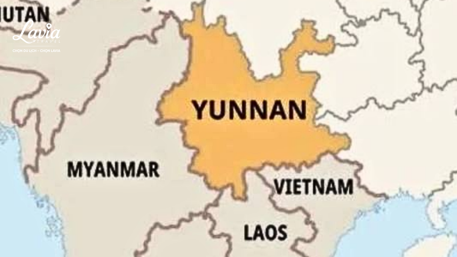 bản đồ Vân Nam - Trung Quốc 