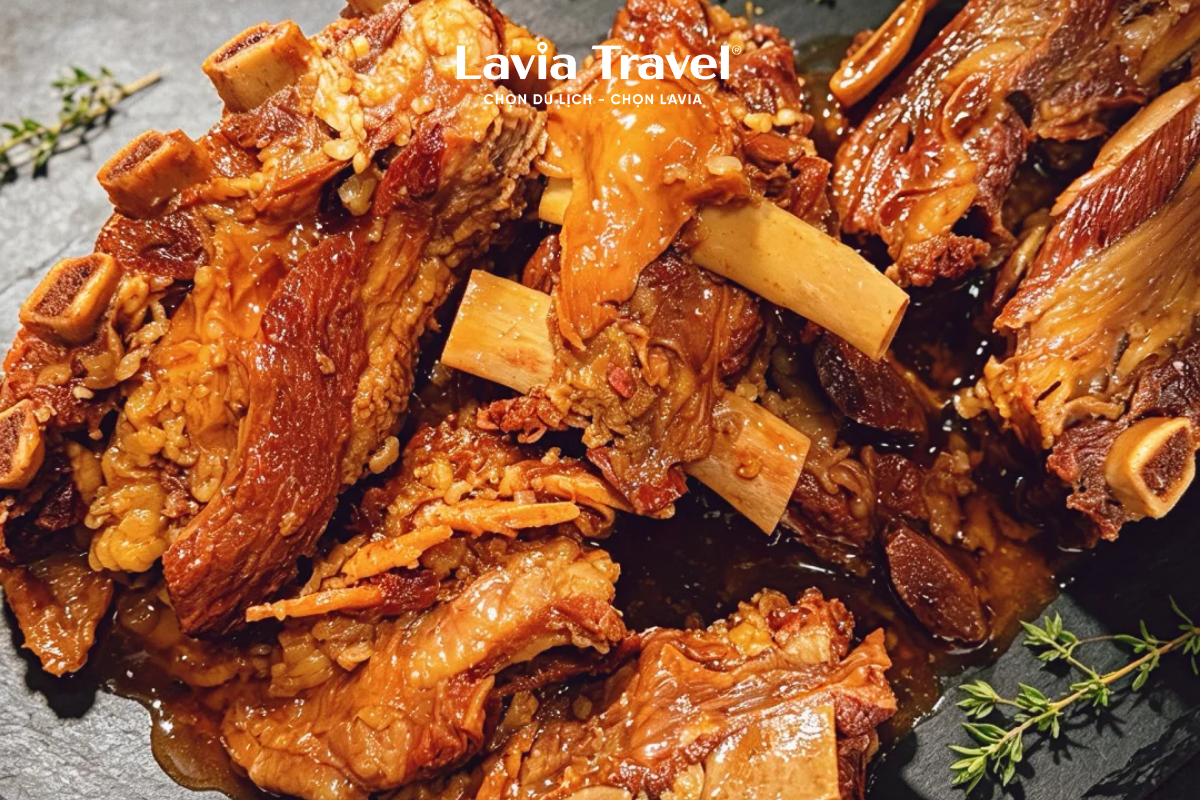 Sườn bò kiểu Tạng Cửu Trại Câu