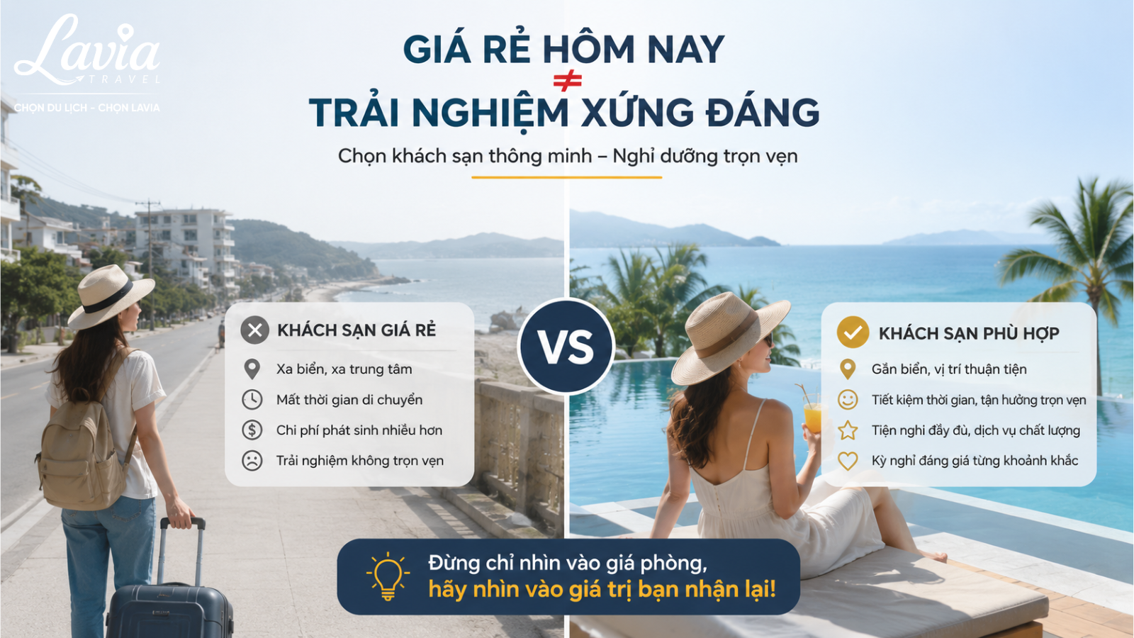 Trải nghiệm trọn vẹn cùng khách sạn phù hợp 