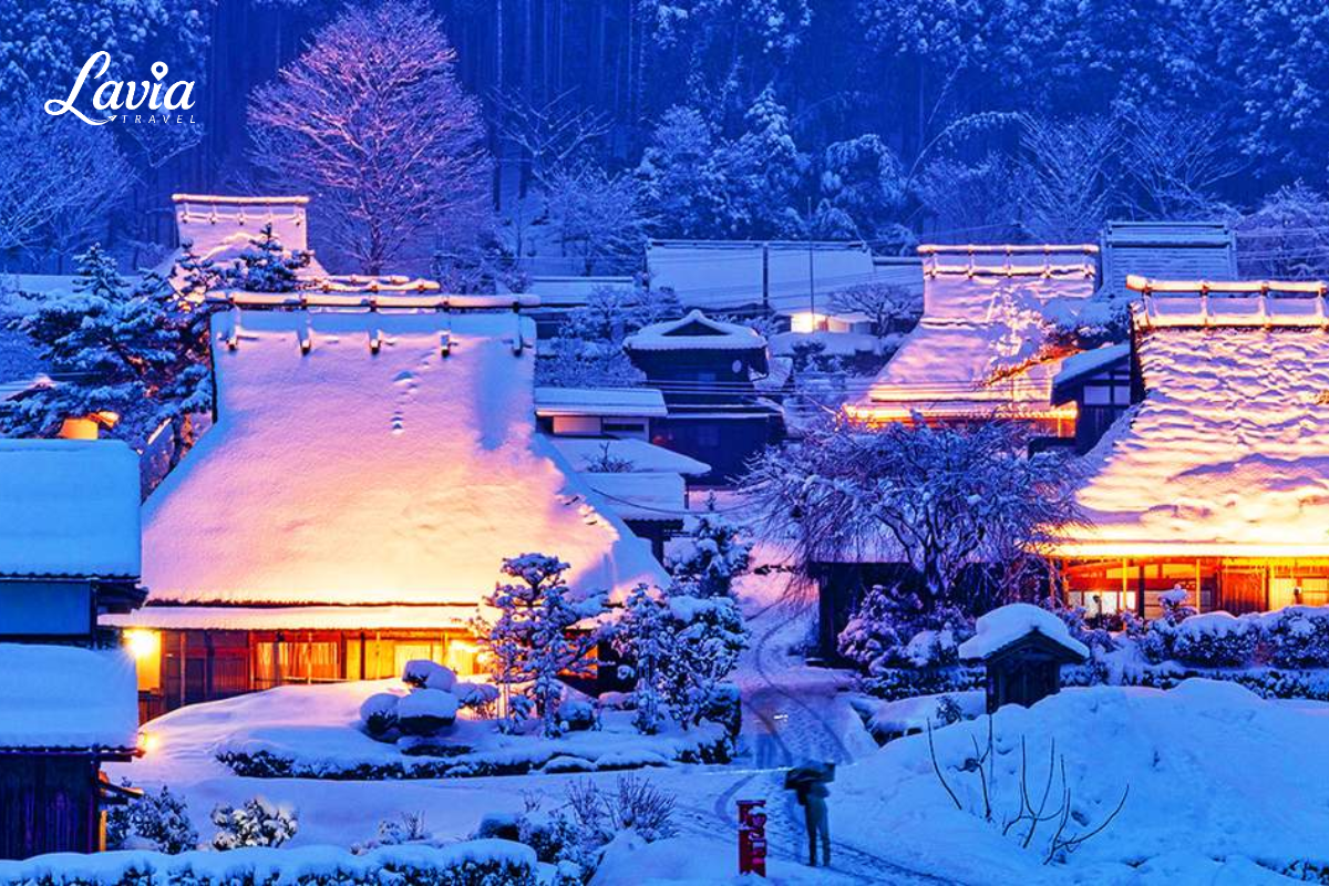 Khung cảnh mùa đông tại Kyoto