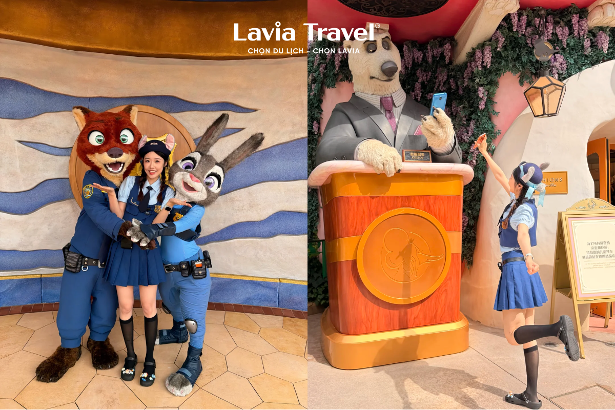 Các góc chụp tại Disney Land Thượng Hải