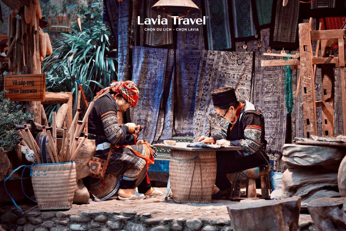 Nghề dệt vải Bản Cát Cát Sapa
